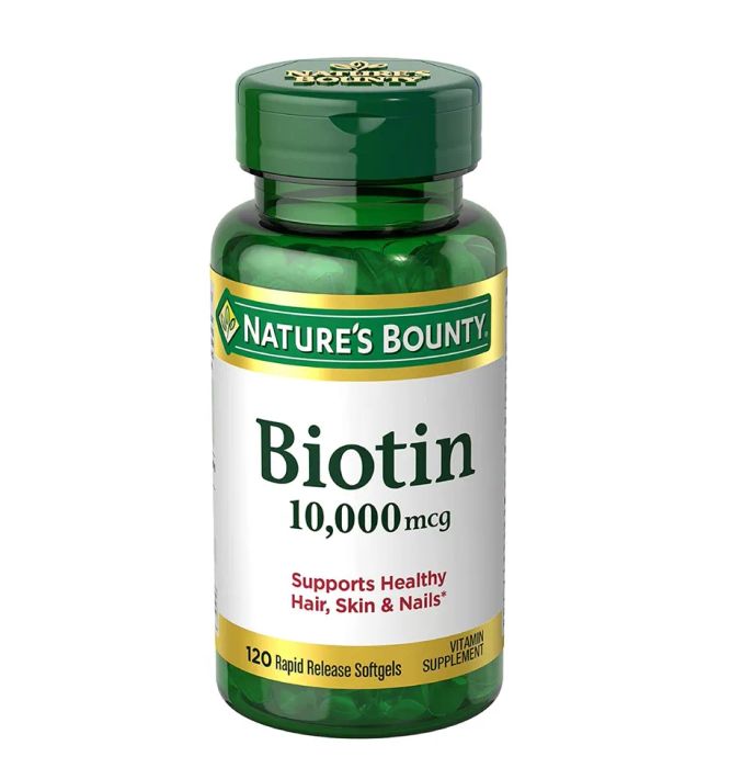 Viên uống Biotin 10.000mcg Nature’s Bounty