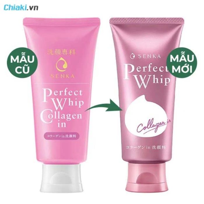 Sữa rửa mặt Senka Perfect Whip Collagen