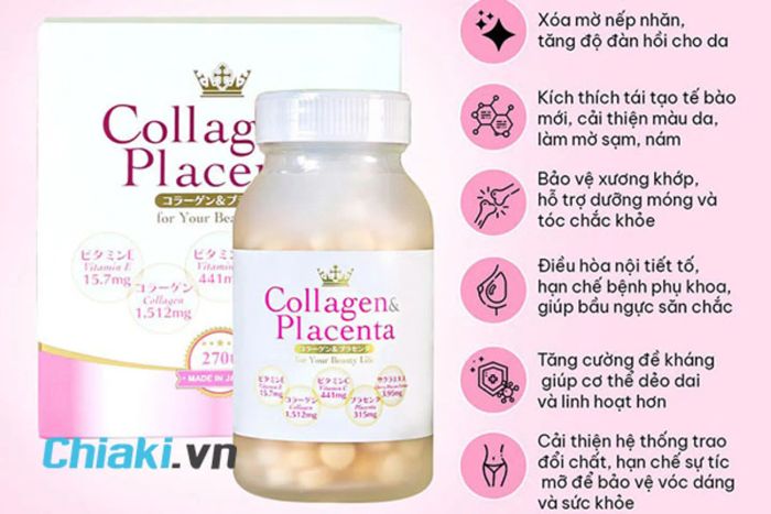 Viên uống Collagen Placenta cao cấp