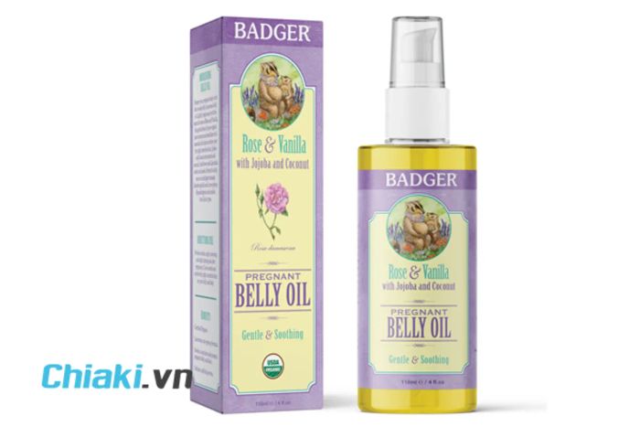 Dầu hữu cơ Badger Organic Belly Oil