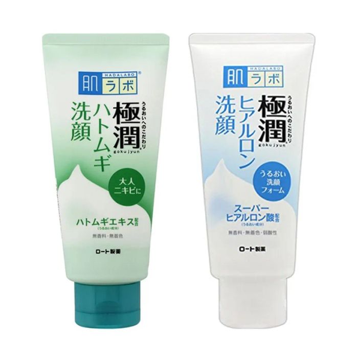 Sữa rửa mặt trị mụn cho học sinh cấp 2 Hada Labo Gokujyun Face Wash