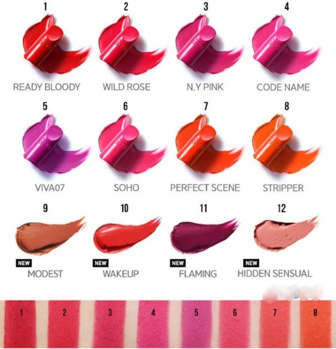 SWATCH chi tiết son Espoir Lipstick Nowear mới nhất 2024