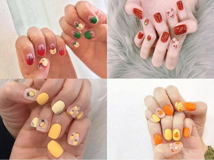 Mẫu nail đẹp hài hước