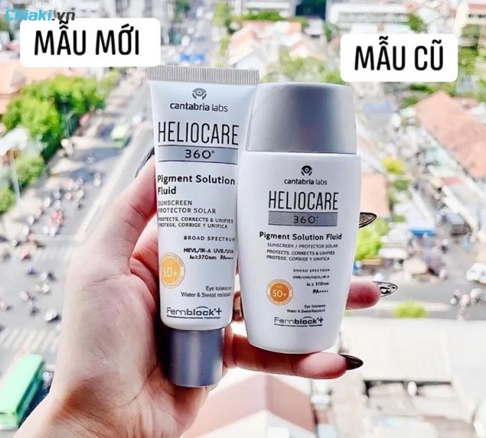 Kem chống nắng Heliocare 360 Pigment cho da khô