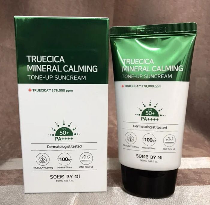 Kem chống nắng Some By Mi Truecica Mineral 100 dành cho da nhạy cảm Hàn Quốc