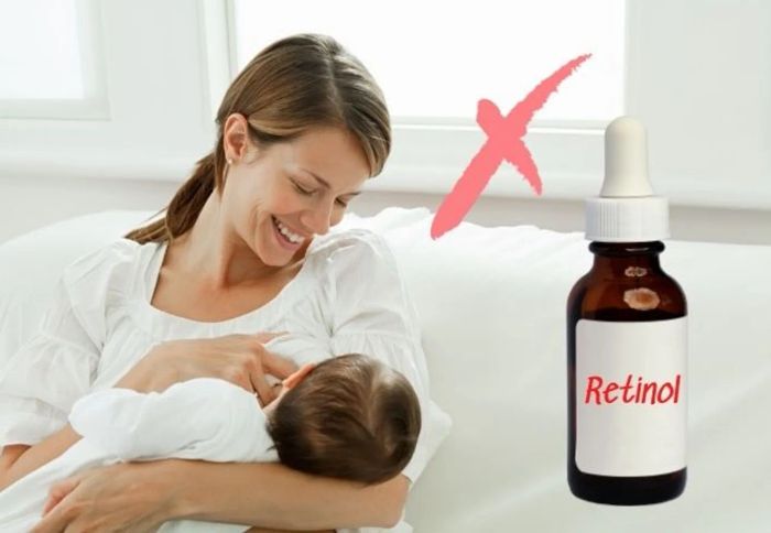 Phụ nữ mang thai hoặc đang cho con bú không nên sử dụng Retinol.