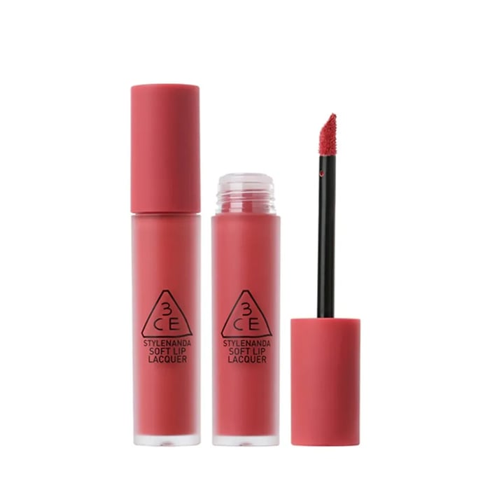 Son kem lì 3CE Soft Lip Lacquer Imposing màu hồng đất dung tích 6g