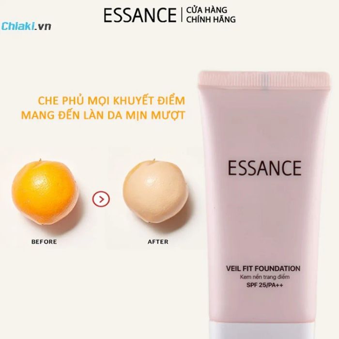 Kem che khuyết điểm Essance Veil Fit Foundation