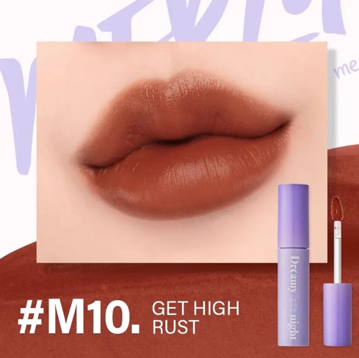 Son cam nâu đất Merzy M10 Get High Rust