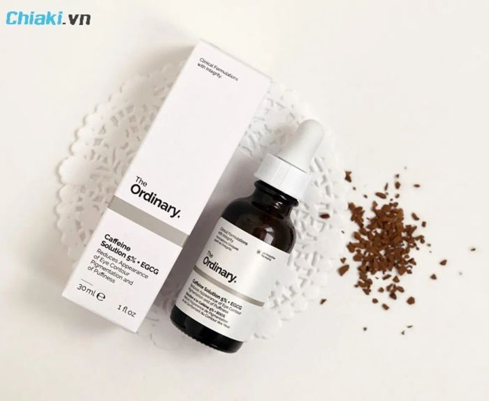 Serum The Ordinary Caffeine Solution 5% + EGCG giảm quầng thâm, bọng mắt