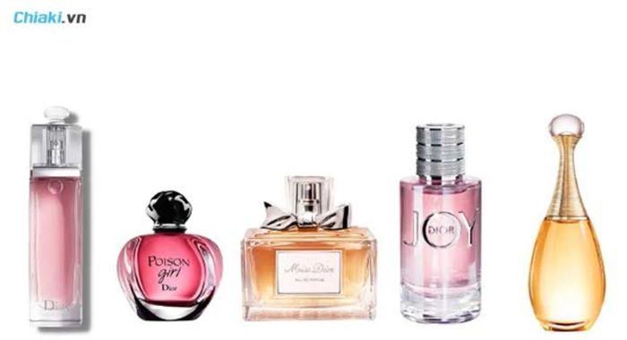 những thương hiệu nước hoa nổi tiếng của Dior