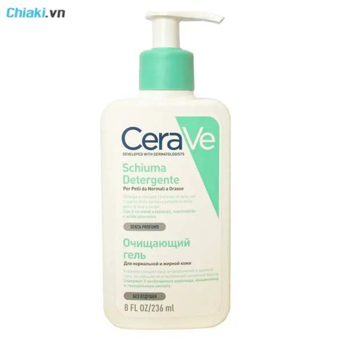 Sữa rửa mặt Cerave Foaming Facial Cleanser 