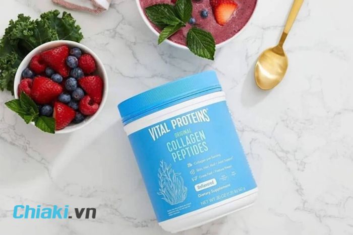 Bột Collagen Mỹ Vital Proteins Peptides Unflavored, 20 OZ