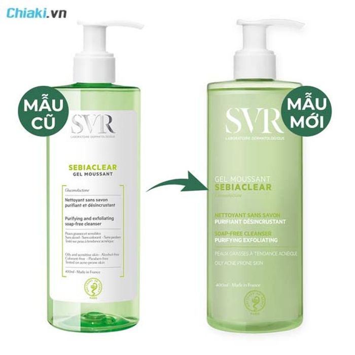 Sữa rửa mặt SVR Sebiaclear Gel Moussant