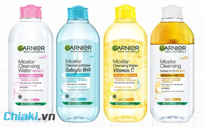 Nước tẩy trang không cồn Garnier