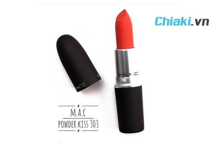 Son MAC Style Shock đỏ cam 303