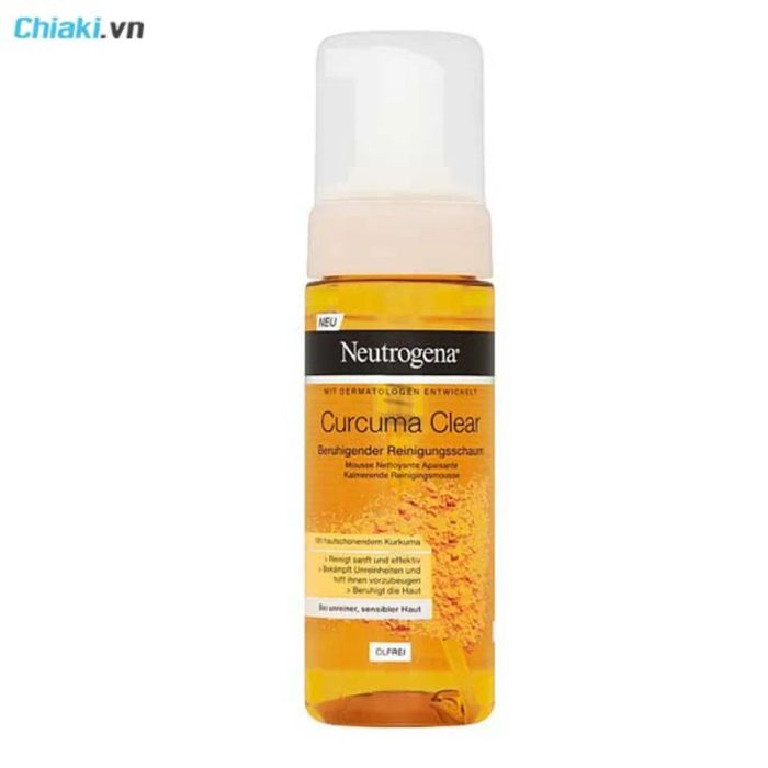 Sữa rửa mặt lành tính Neutrogena Curcuma Clear