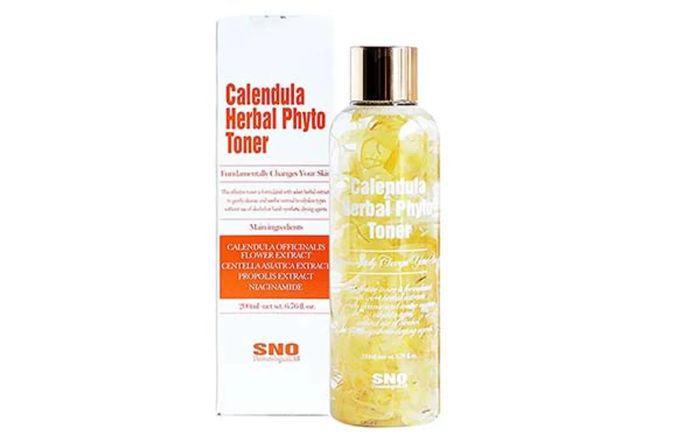 toner dành cho làn da dầu mụn SNO Calendula Herbal Phyto