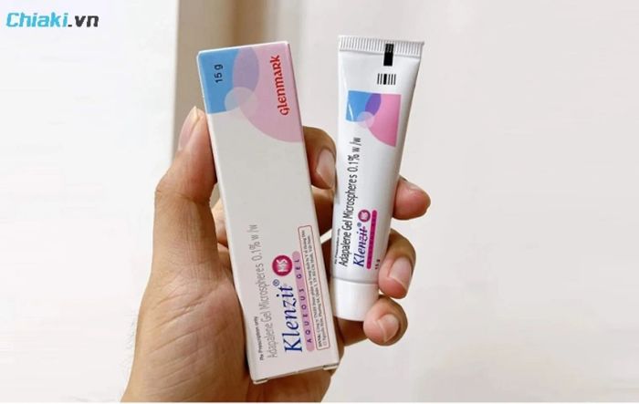 Gel trị mụn viêm ở má Klenzit MS