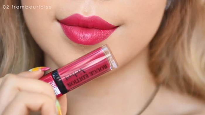 Son Bourjois Rouge Edition Velvet Frambourjoise màu đỏ hồng