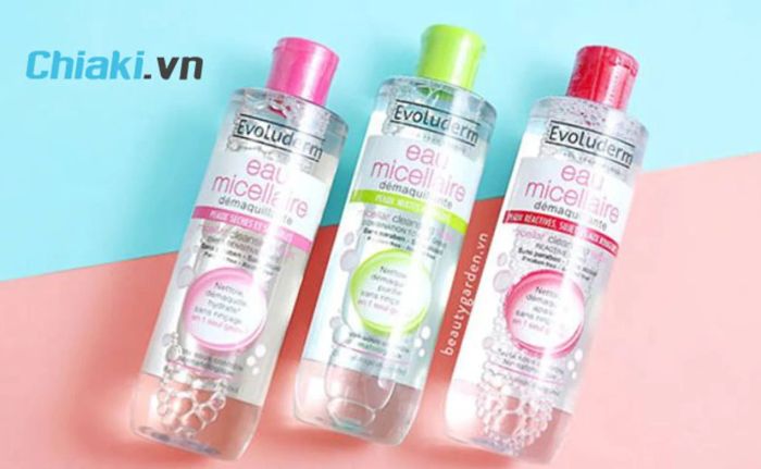 Nước tẩy trang Evoluderm Eau Micellar Cleansing Water