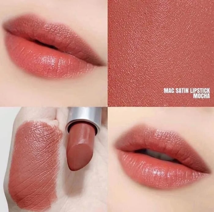 MAC Satin Mocha - Son màu cam đất