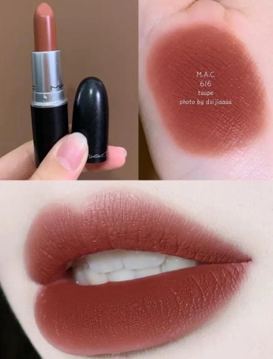 Son màu cam đất đẹp MAC Matte 616 Taupe 