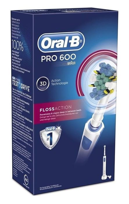 Bàn Chải Đánh Răng Điện Oral B Pro 600 Floss Action