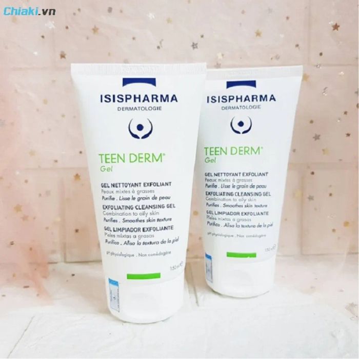 Sữa rửa mặt dành cho nam da mụn Isis Pharma Teen Derm Gel