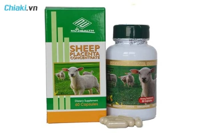 Nhau thai cừu Mỹ Sheep Placenta Concentrate Nu - Health là lựa chọn hoàn hảo cho làn da khỏe mạnh và trẻ trung.