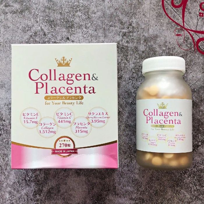 Viên uống Collagen Placenta từ Nhật Bản