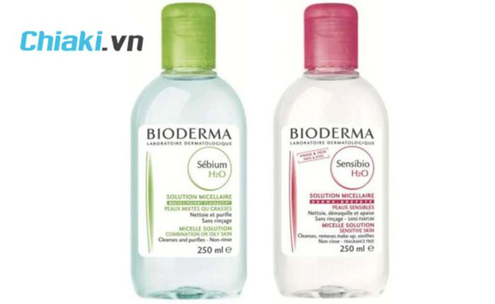 Nước tẩy trang không cồn Bioderma H2O