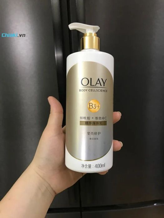 Dưỡng thể trắng da Mỹ Olay B3+ Body Cellscience