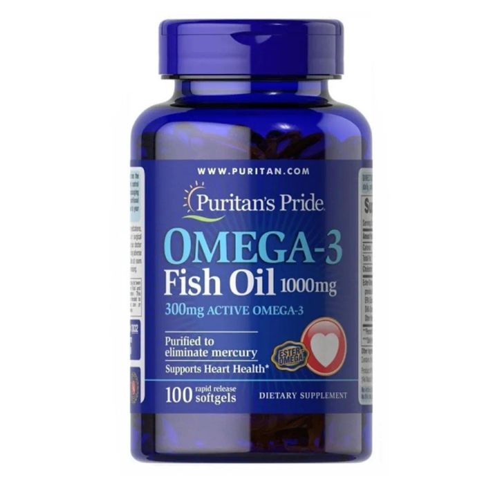 Dầu cá Puritan's Pride Omega 3 Fish Oil 1000mg Mỹ