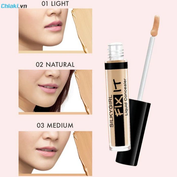 Kem che khuyết điểm môi Silkygirl Fix It Liquid Concealer