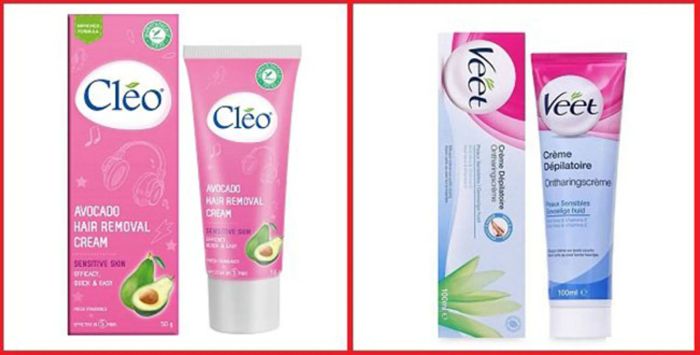 So sánh giữa kem tẩy lông Cleo và Veet