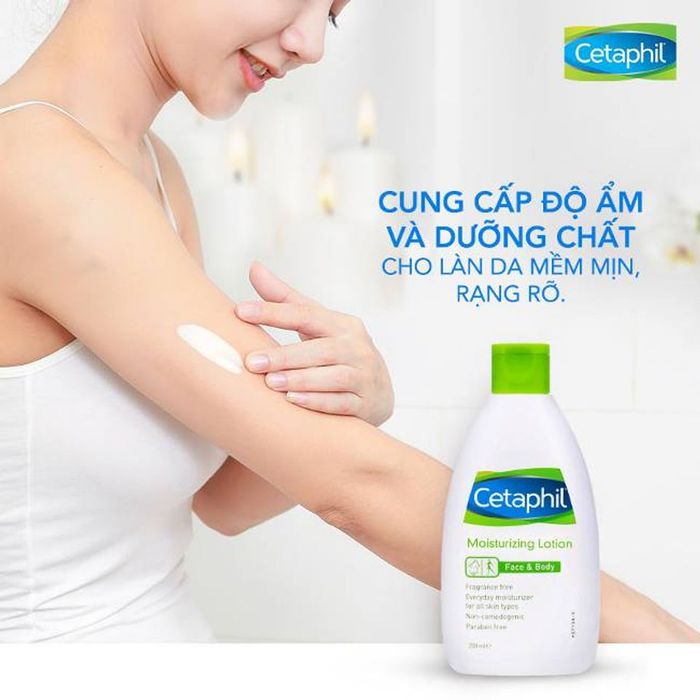 Sản phẩm dưỡng ẩm cho cơ thể Cetaphil với giá cả phải chăng