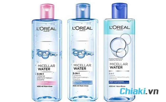 Nước tẩy trang L’Oreal không chứa cồn