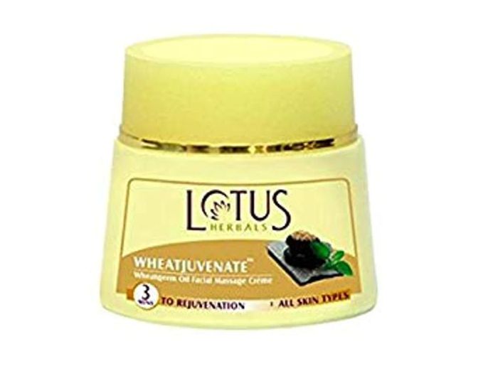 Lotus Herbals Wheatjuvenate Wheatgerm Oil Facial Massage Cream Pinit