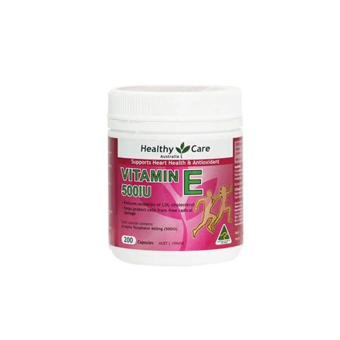 Viên uống vitamin E Healthy Care 500IU chính hãng