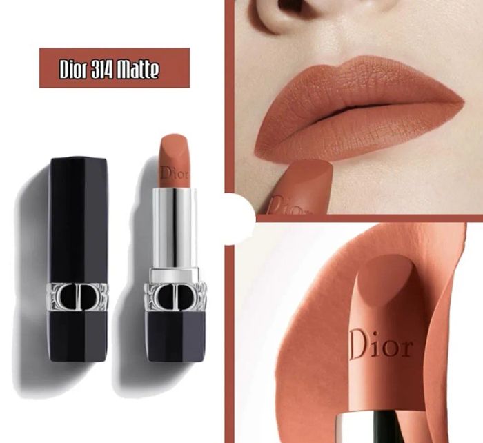 Son môi cam đất Dior 314 Grand Bal