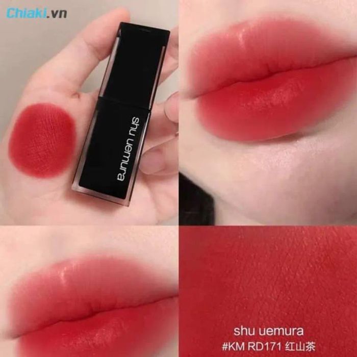 Son Shu Uemura Unlimited Matte KM RD 171 đỏ trầm 