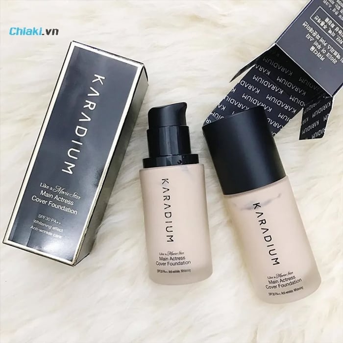 Kem nền căng bóng Hàn Quốc Karadium Like a Movie Star Cover Foundation