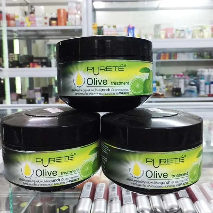 Kem ủ tóc dầu Olive Purete