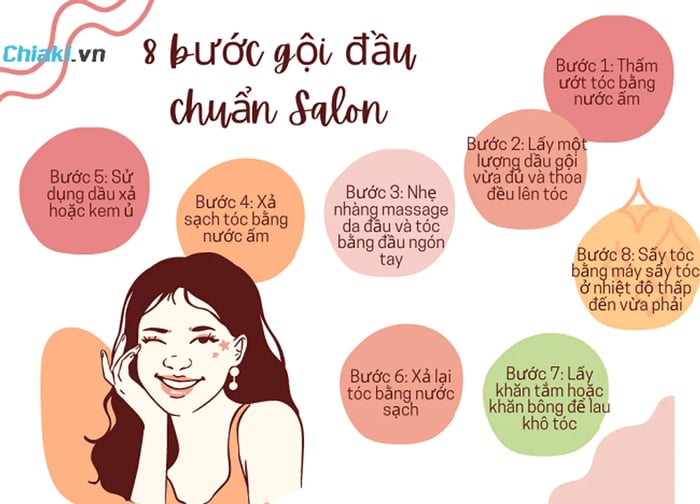 Hướng dẫn sử dụng dầu gội và dầu xả