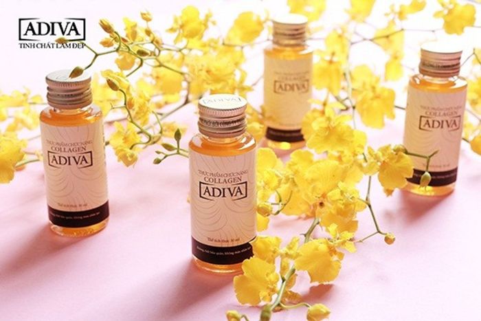 Nước uống đẹp da Collagen Adiva Gold có tác dụng tốt cho làn da.