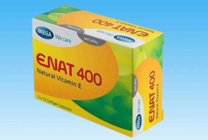 Vitamin Enat 400 là viên uống bổ sung vitamin E tự nhiên.