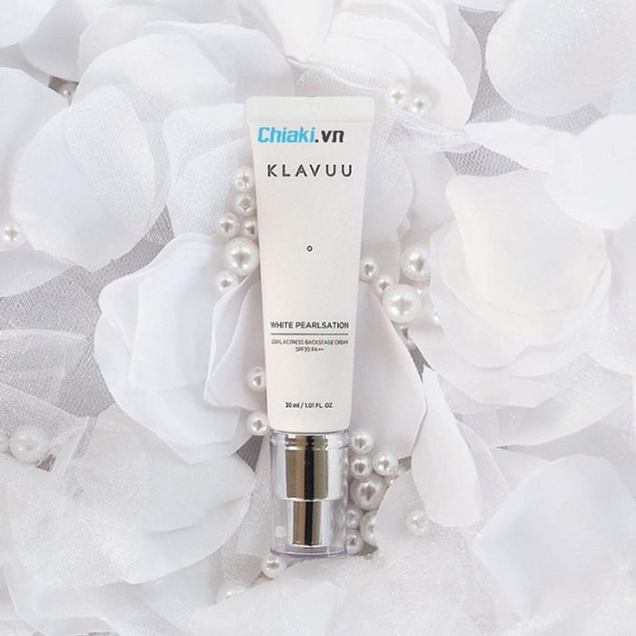 Kem nền Hàn Quốc cho da khô Klavuu White Pearlsation Cream