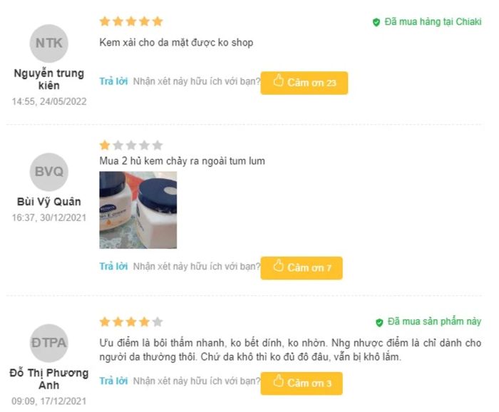 Top 26 kem dưỡng ẩm cho da thường, hỗ trợ trắng da tốt nhất 