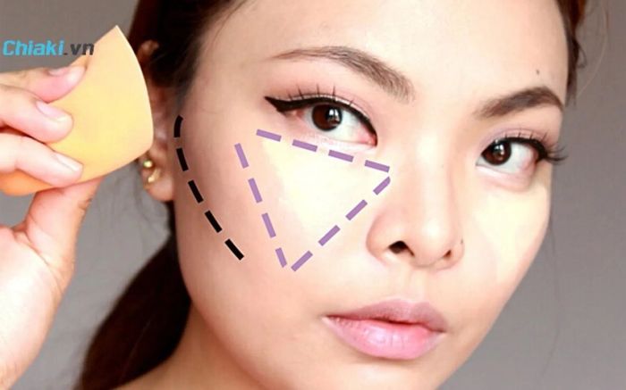 Cách thức sử dụng kem che khuyết điểm cho vùng mắt